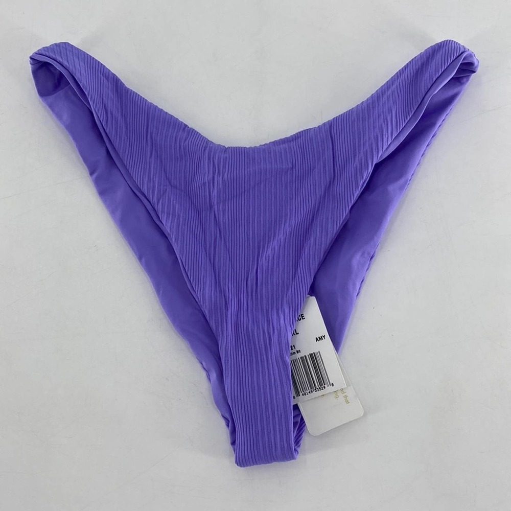 L*Space Pointelle Rib Cabana Bikini Bottom XL